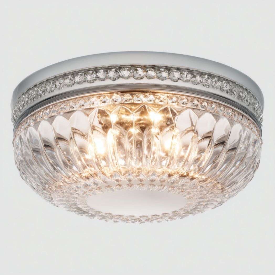 Plafonnier de plafond avec abat-jour en verre